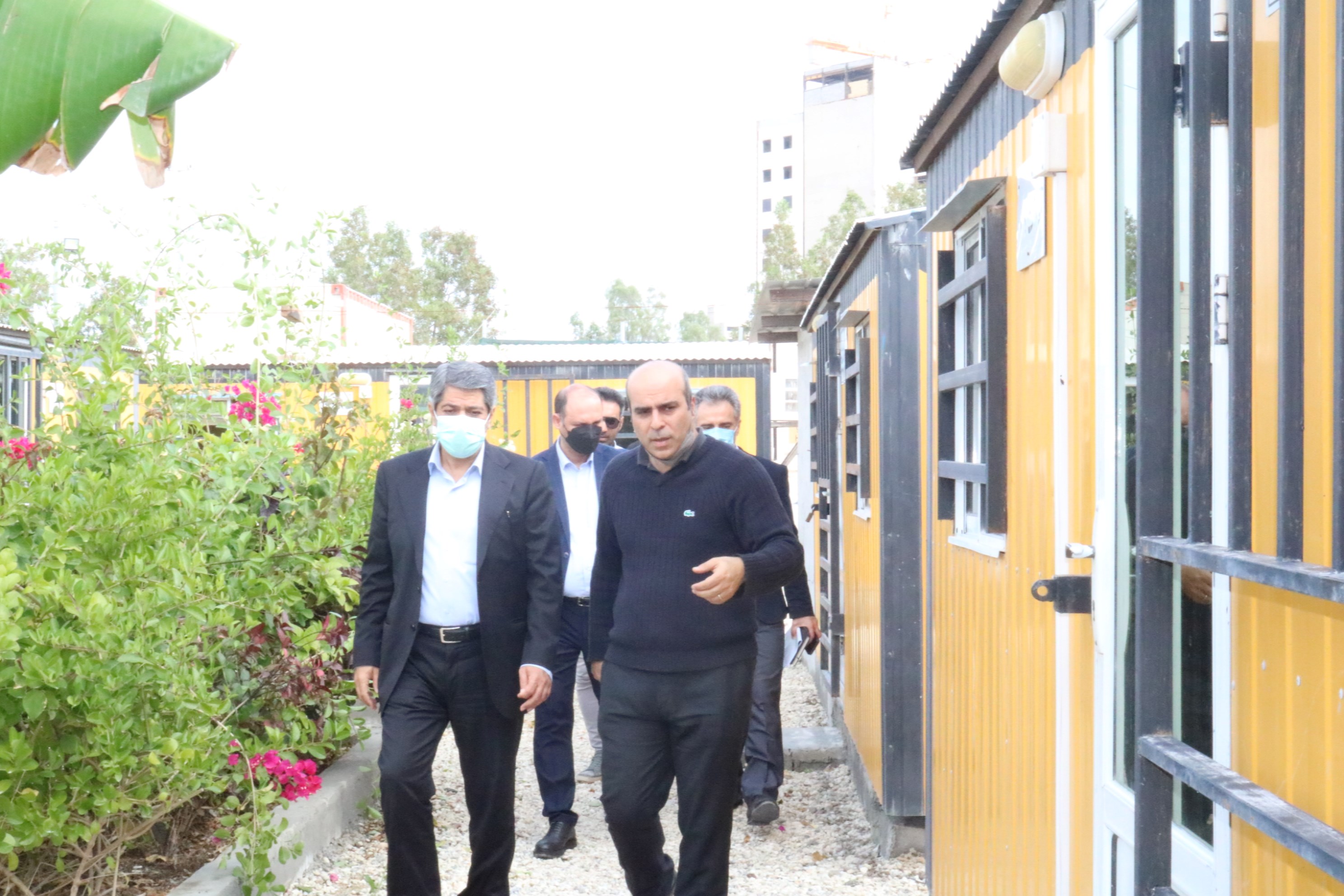 بازدید دکتر ابراهیم پور از پروژه های مشارکتی در فاز 7 شهرک صدف 